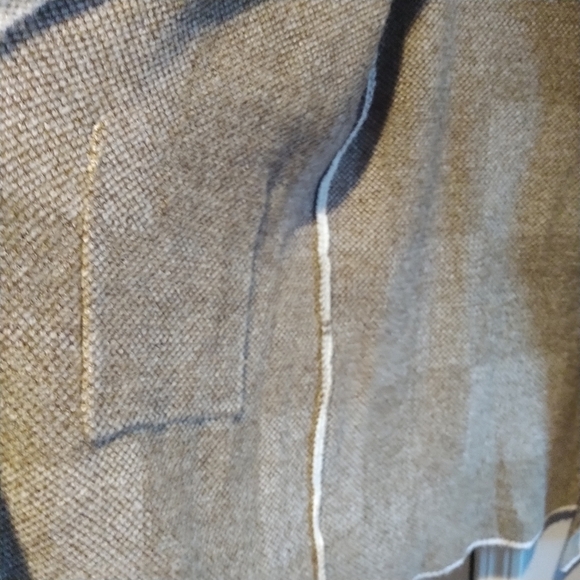 Joseph A. -- Brown Plaid Lightweight Long Open Knit Cardigan L - Picture 6 of 13